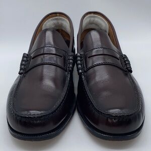 Florsheim Berkley Burgundy Moc Toe Penny Loafers Men’s Size 12 D Shoes